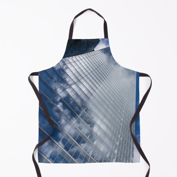 Item preview, Glossy Glass Reflections - Skyscraper Geometry With Clouds - Right designed and sold by Georgia Mizuleva.