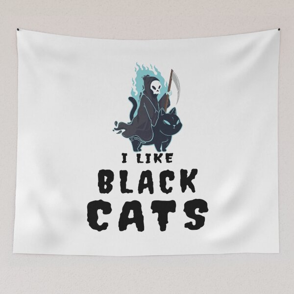 Item preview, I Like Black Cats - Funny Cat Motif Design designed and sold by Tig3rE.