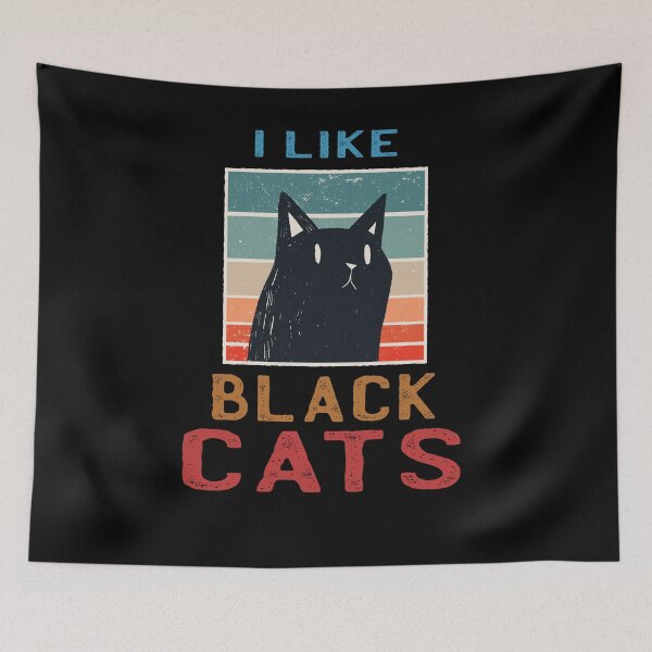 Item preview, I Like Black Cats - Funny Cat Motif Design designed and sold by Tig3rE.