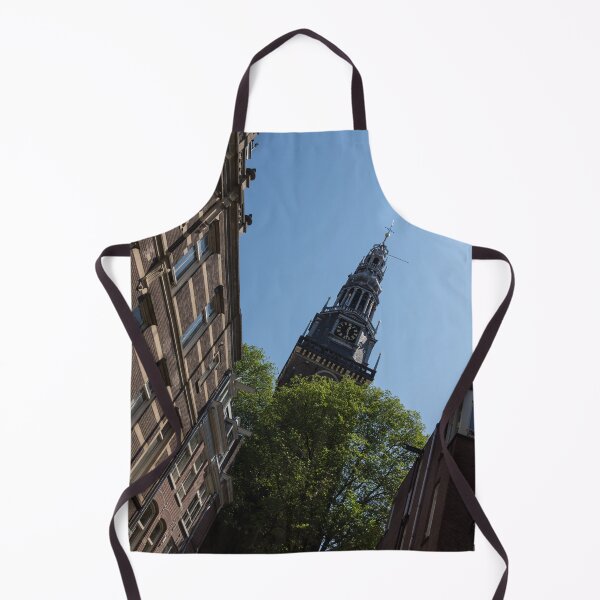 Item preview, Springtime Amsterdam - High Noon Church Clock - Right Vertical designed and sold by Georgia Mizuleva.