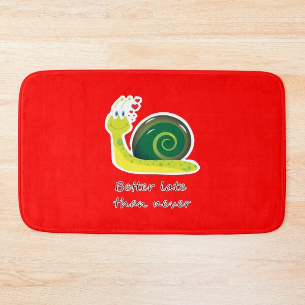 Item preview, Better late than never (red background) designed and sold by AhMath.