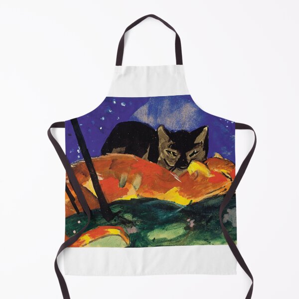 Item preview, Franz Marc - Two cats postcard from Sindelsdorf to Lily Klee Munich - BigArt designed and sold by BigArt.