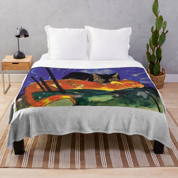 Item preview, Franz Marc - Two cats postcard from Sindelsdorf to Lily Klee Munich - BigArt designed and sold by BigArt.