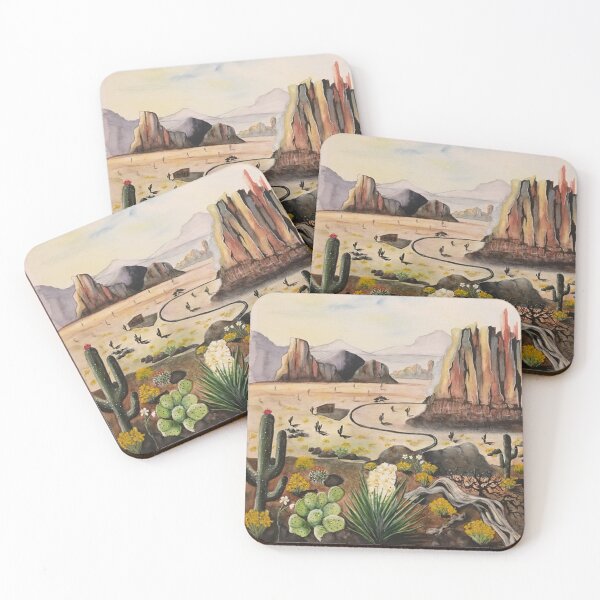 Item preview, Desert Train - Springtime designed and sold by kathyjoycecards.