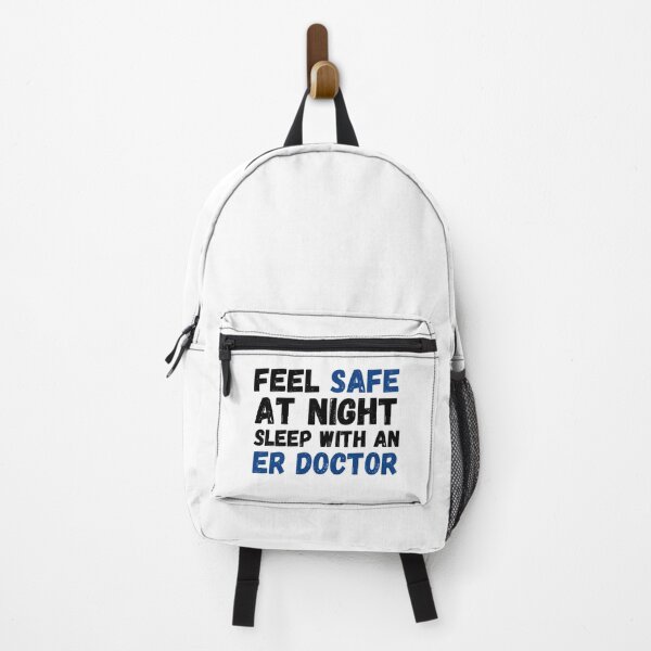 Item preview, Doctor Humor - Feel Safe At Night Sleep With An ER Doctor designed and sold by Krysanthe.