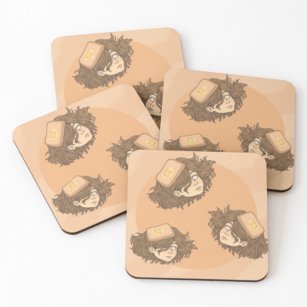 Item preview, Coasters (Set of 4) designed and sold by MiniMleko.
