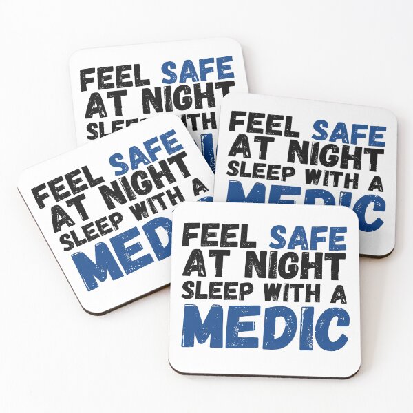 Item preview, Medic Gifts - Feel Safe At Night Sleep With A Medic designed and sold by Krysanthe.