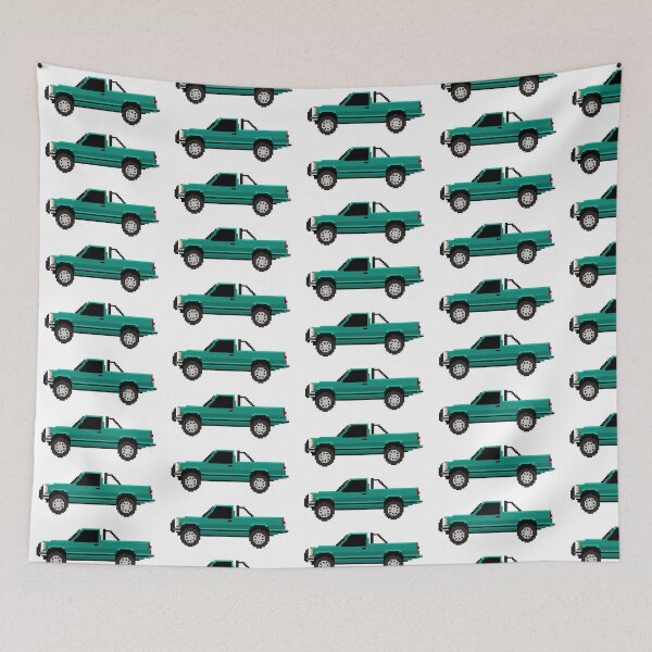 Item preview, Lifted Chevy C/K Silverado Teal designed and sold by SChinchilla.