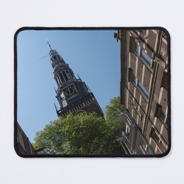 Item preview, Springtime Amsterdam - High Noon Church Clock - Left Vertical designed and sold by Georgia Mizuleva.