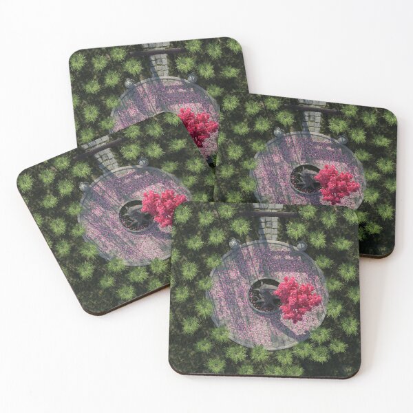 Item preview, Garden With Pink Tree Top View designed and sold by JoreJj Z. Elprehzleinn.