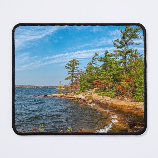 Item preview, Sweeping White Pines along the Shoreline designed and sold by wildvalecreate.