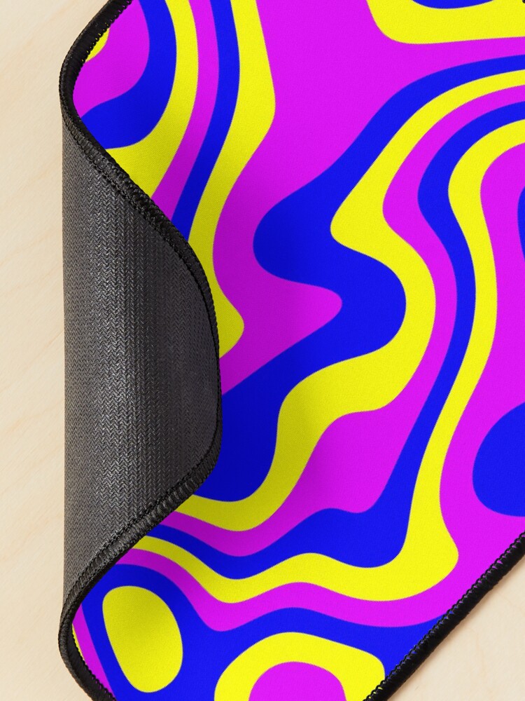 Alternate view of Trippy Liquid Melted Pattern Abstract 2 Mouse Pad