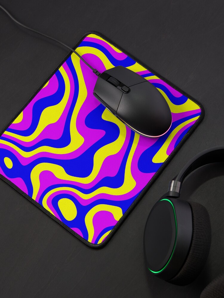 Alternate view of Trippy Liquid Melted Pattern Abstract 2 Mouse Pad