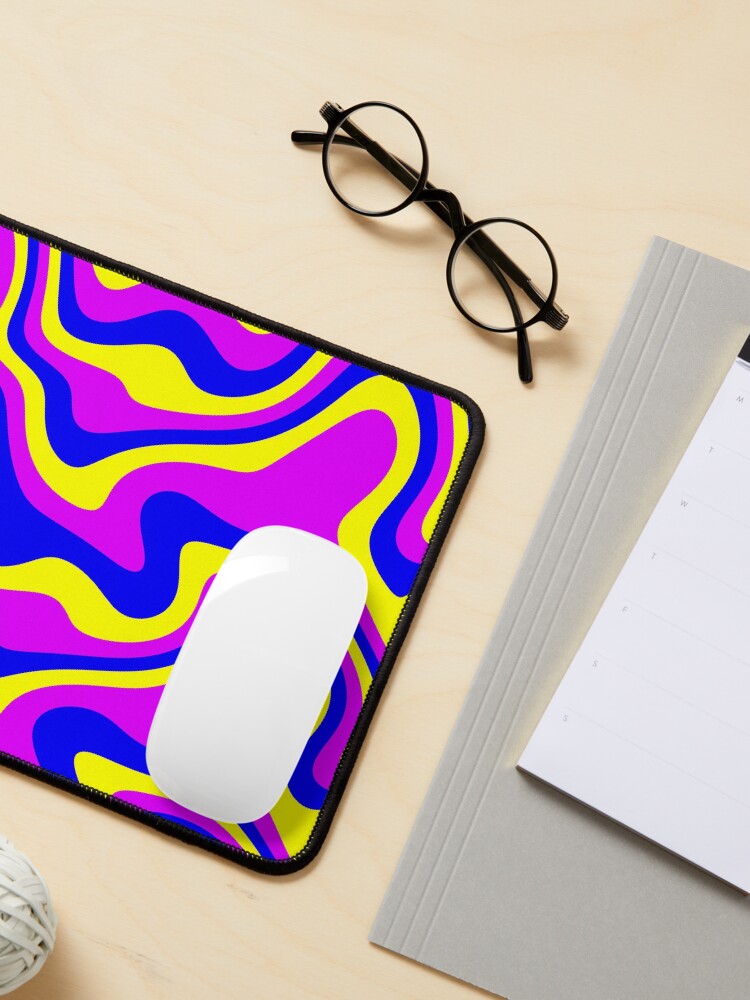 Alternate view of Trippy Liquid Melted Pattern Abstract 2 Mouse Pad