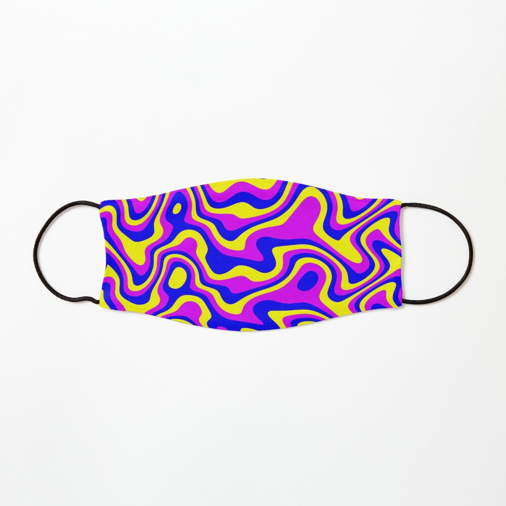 Trippy Liquid Melted Pattern Abstract 2 Mask