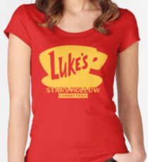 Gilmore Girls Shirt / Luke's Diner Shirt Women's Fitted Scoop T-Shirt