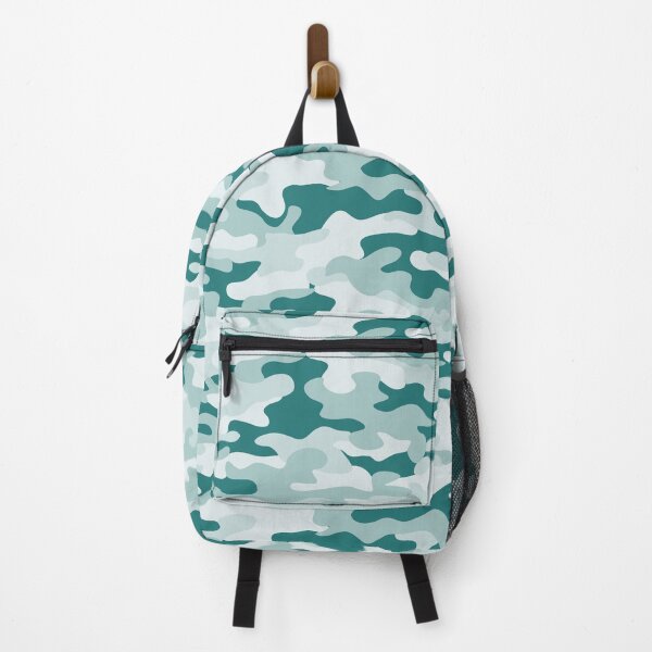 Artikelvorschau, Teal Green Camouflage Red All Over entworfen und verkauft von Feeling Artsy.