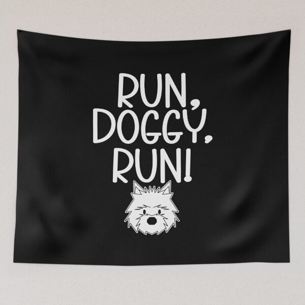 Item preview, Run, Doggy, Run! designed and sold by the Zarock Shop.