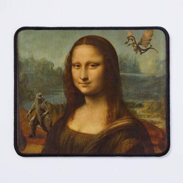 Monster Lisa Mouse Pad