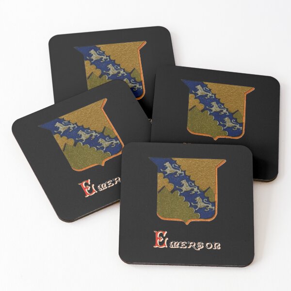 Item preview, Emerson Family Coat of Arms designed and sold by Heraldica.