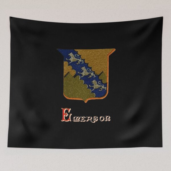 Item preview, Emerson Family Coat of Arms designed and sold by Heraldica.