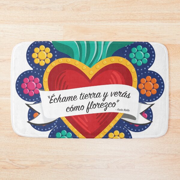 Item preview, Mexican Sacred Heart / Frida Kahlo's Quote by Akbaly designed and sold by Akbaly.