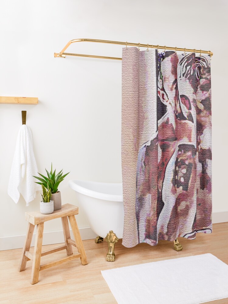 Morning Kisses Homoerotic Art Male Nudes Male Nude Shower Curtain