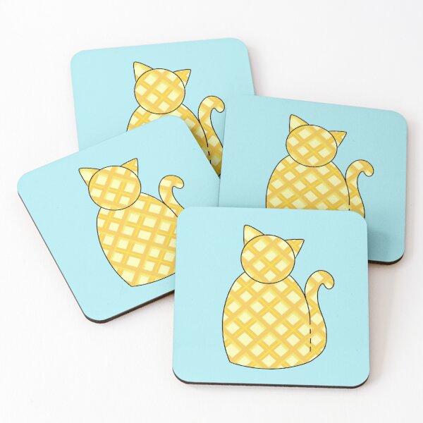 Item preview, Happy Yellow Cat (Sitting) - Plaidimal designed and sold by HollyCat.
