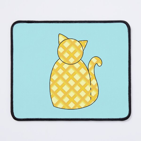 Item preview, Happy Yellow Cat (Sitting) - Plaidimal designed and sold by HollyCat.