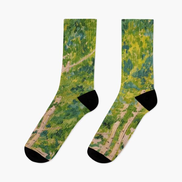 Item preview, Midsummer sunset in the birch grove 1. designed and sold by Anastasia Ruzmaikina.