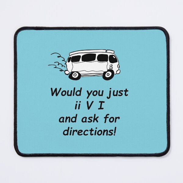 Item preview, Band in Van: Would you just ii V I and ask for directions! designed and sold by SomeGuyLou.