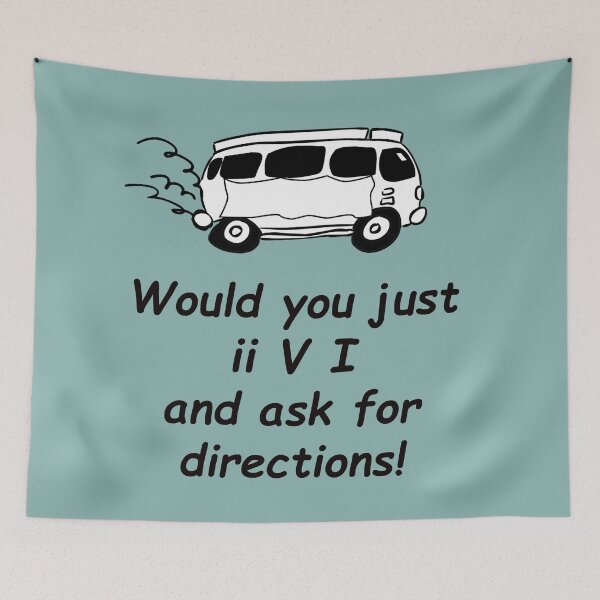 Item preview, Band in Van: Would you just ii V I and ask for directions! designed and sold by SomeGuyLou.