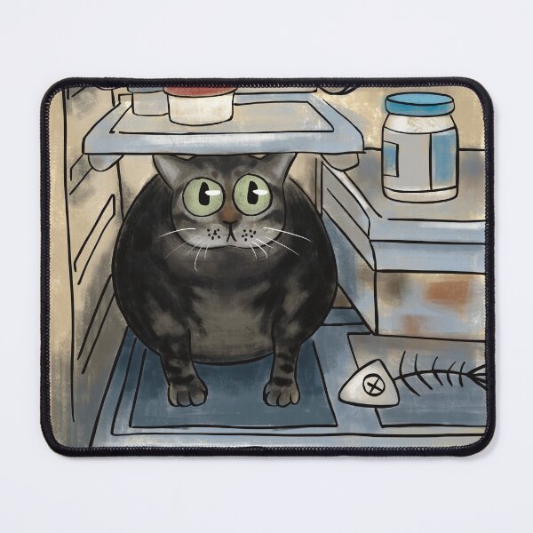 Item preview, Cat in the refrigerator designed and sold by KmanDesign.