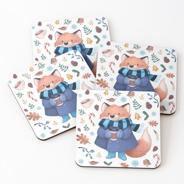 Item preview, Red Fox Winter Christmas Holiday designed and sold by Pameloo.