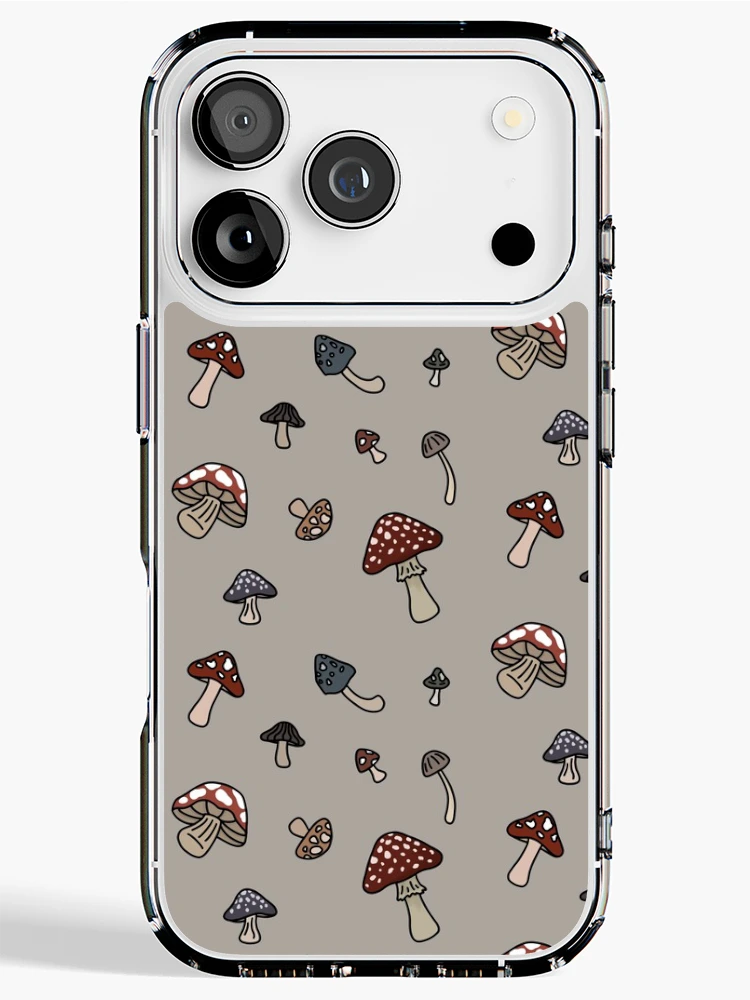 Thumbnail 1 of 5, iPhone Case, Mushrooms designed and sold by Reeseworks.