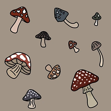 Artwork thumbnail, Mushrooms by Reeseworks