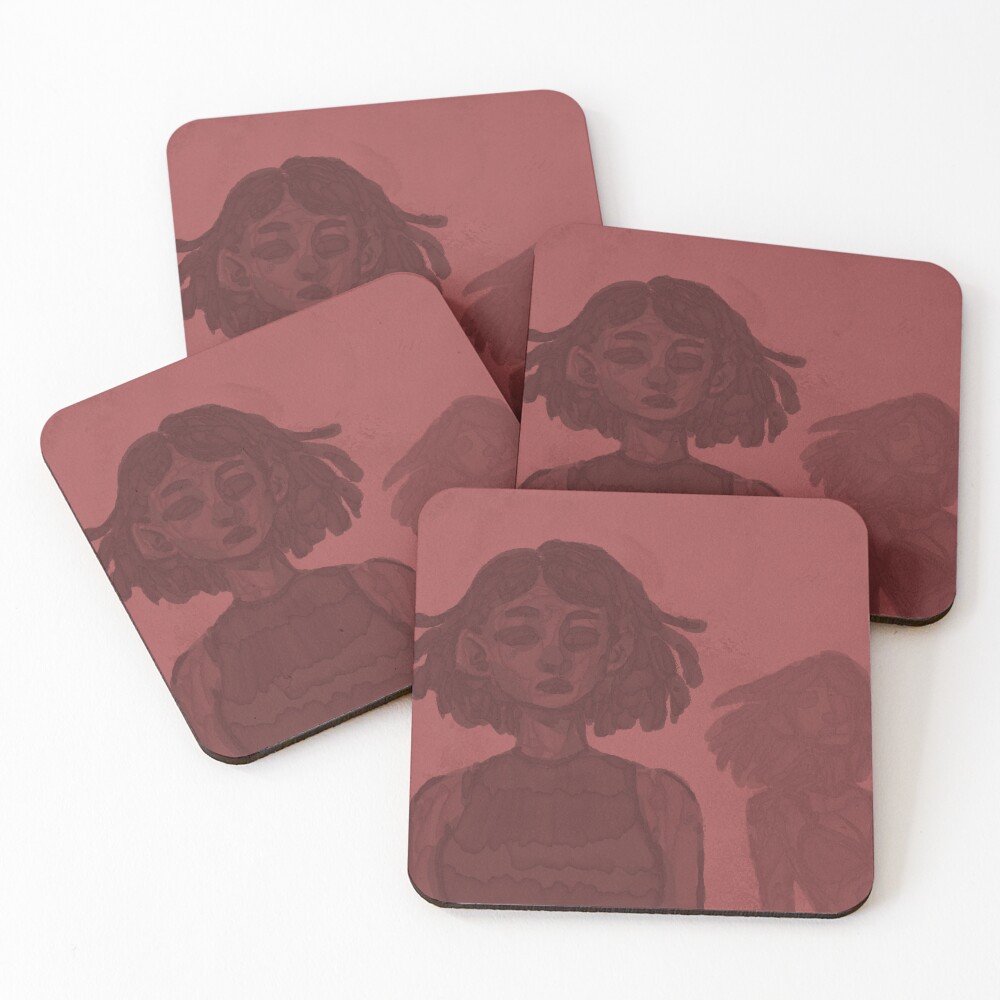 Item preview, Coasters (Set of 4) designed and sold by MiniMleko.