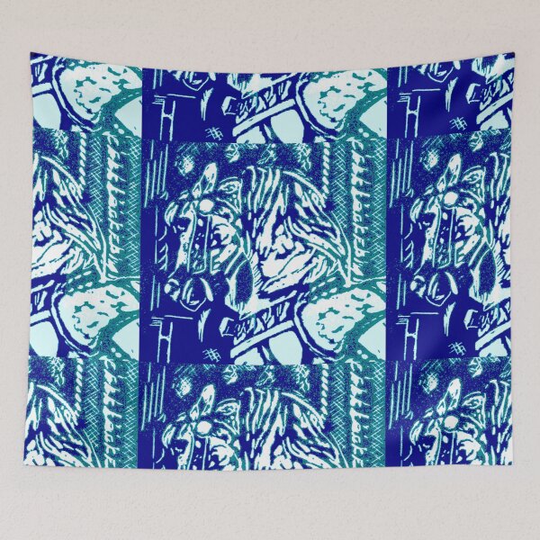 Item preview, Carnival Horse Blues designed and sold by lyndseyart.