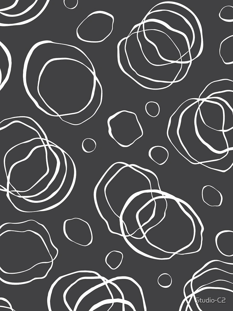 Thumbnail 5 of 5, iPhone Case, Wavy Rings Repeating Pattern designed and sold by Studio-C2.