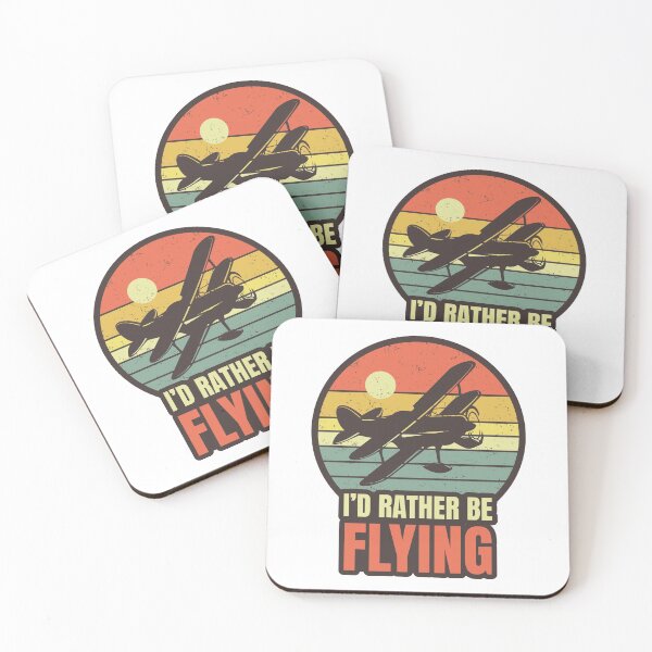Item preview, I'd Rather Be Flying Aviation Pilot Enthusiast designed and sold by GravitiTees.
