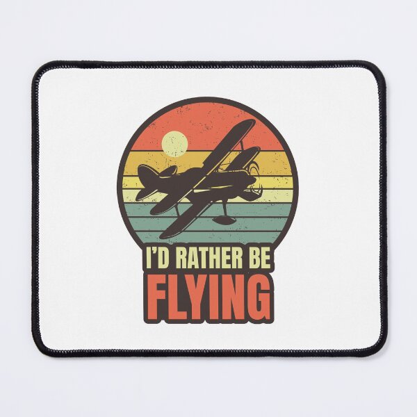 Item preview, I'd Rather Be Flying Aviation Pilot Enthusiast designed and sold by GravitiTees.