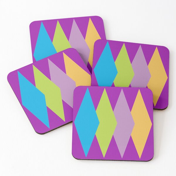 Item preview, Multicolor Diagonal Shape Design designed and sold by CheeryDK.