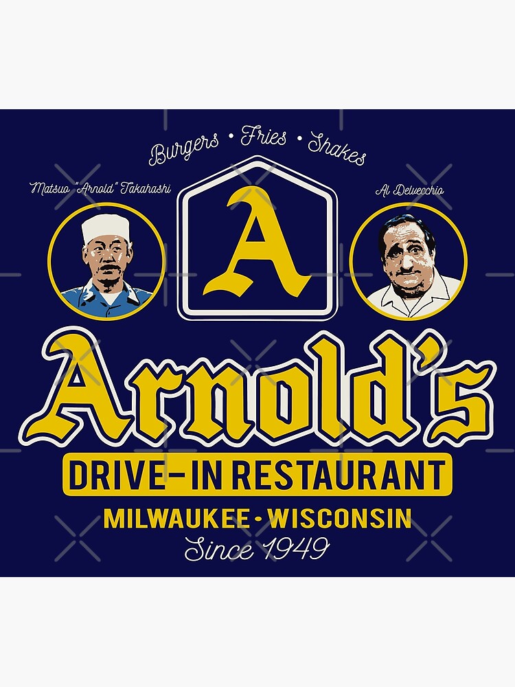 "Arnold's Drive In Restaurant With Owners" Poster for Sale by alhern67