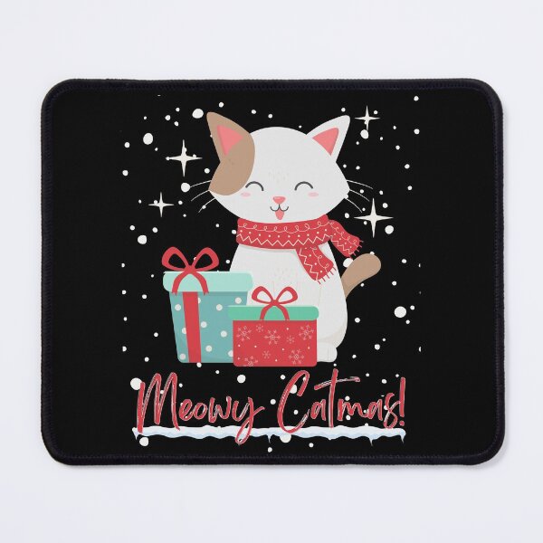 Item preview, Meowy Catmas!/ Christmas Cat Pun Design designed and sold by Designs By YL.