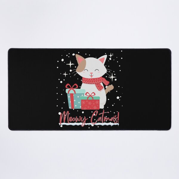 Item preview, Meowy Catmas!/ Christmas Cat Pun Design designed and sold by Designs By YL.