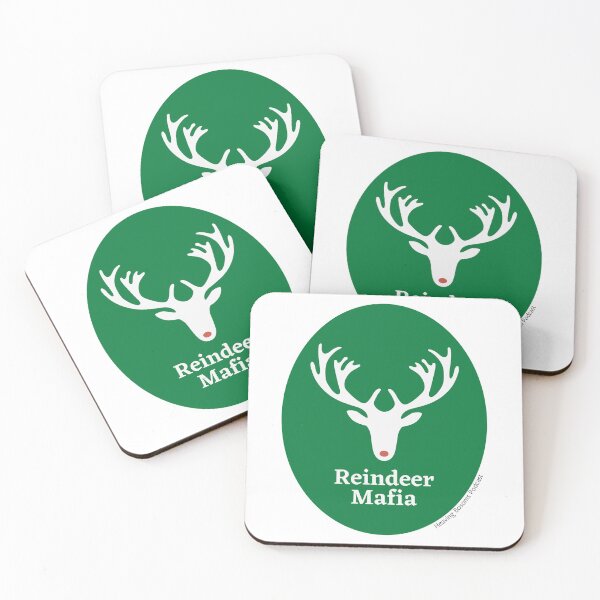 Item preview, Reindeer Mafia Medallion Design designed and sold by heavingbosoms.