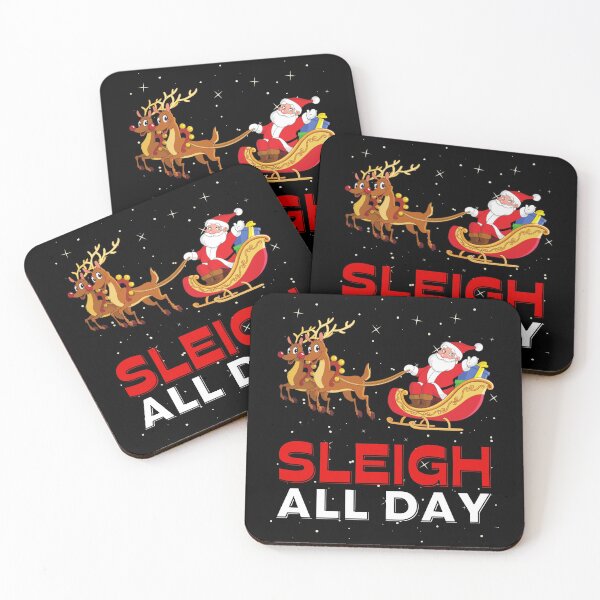 Item preview, Sleigh All Day/ Christmas  Pun Design  designed and sold by Designs By YL.
