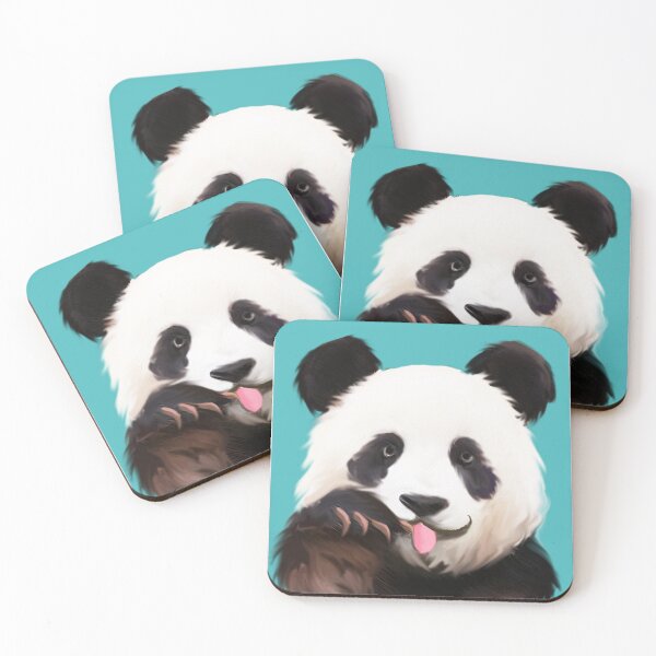 Item preview, cute animal friendly panda designed and sold by ni3ma.