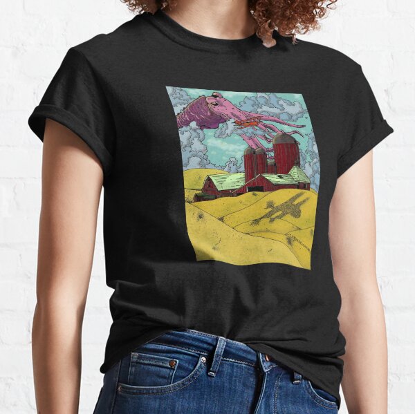 Cuttlefish Cthulhu, the Crop Duster Classic T-Shirt