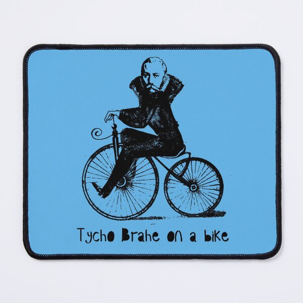 Item preview,  Funny Astronomy Tycho Brahe ON A BIKE Biking Cycling designed and sold by Greenbaby.